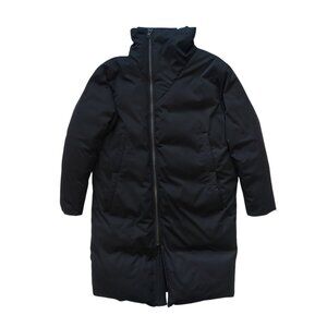 Zara Asymmetrical Genuine Down & Feather Fill Longline Puffer Coat Men's Size M